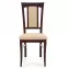 Stolička Konrad drevo/tkanina tmavý orech/torent beige,2