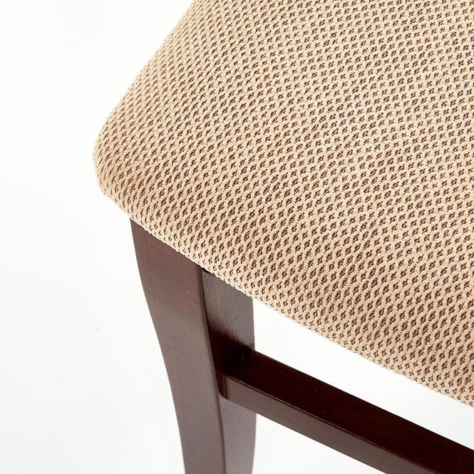Stolička Konrad drevo/tkanina tmavý orech/torent beige,8