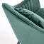 Stolička K464 velvet/kov tmavá  zelená  58x59x84,10