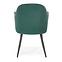 Stolička K464 velvet/kov tmavá  zelená  58x59x84,3