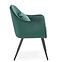 Stolička K464 velvet/kov tmavá  zelená  58x59x84,4