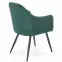 Stolička K464 velvet/kov tmavá  zelená  58x59x84,6