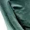 Stolička K464 velvet/kov tmavá  zelená  58x59x84,8