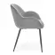 Stolička K480 velvet/kov popol 59x59x79,3