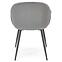Stolička K480 velvet/kov popol 59x59x79,5