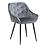 Stolička K487 velvet/kov popol 56x65x81