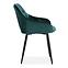 Stolička K487 velvet/kov tmavá  zelená 56x65x81,4
