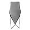 Stolička K485 velvet/kov popol 44x63x96,2