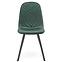 Stolička K462 velvet/kov tmavá  zelená 45x57x82,2