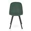 Stolička K462 velvet/kov tmavá  zelená 45x57x82,6