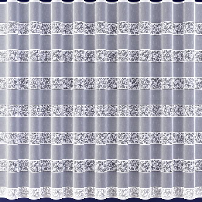 Žakarová záclona 618/D242 biely 180. Tovar na Mieru