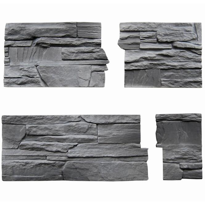 Betónový Obkladový Kameň Elbrus 2 Graphite Rohový