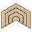 Panel frézovaný Dome dub MDF