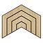 Panel frézovaný Dome dub MDF