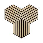 Panel frézovaný Triple dub MDF