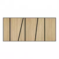 Panel frézovaný Slant dub 65x29 cm MDF