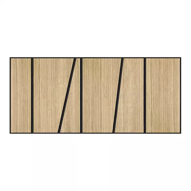 Panel frézovaný Slant dub 65x29 cm MDF