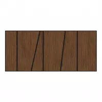 Panel frézovaný Slant wenge 65x29 cm MDF