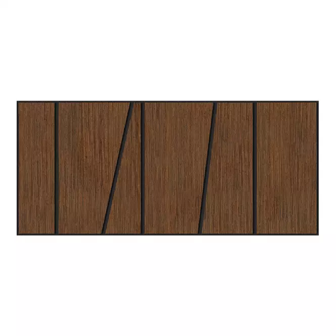 Panel frézovaný Slant wenge 65x29 cm MDF
