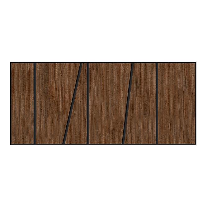 Panel frézovaný Slant wenge 65x29 cm MDF