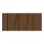 Panel frézovaný Slant wenge 65x29 cm MDF