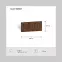 Panel frézovaný Slant wenge 65x29 cm MDF,2