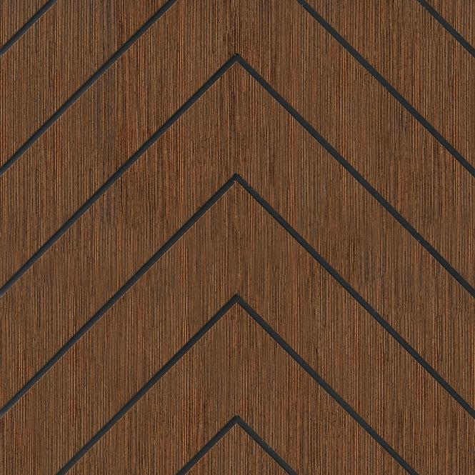 Panel frézovaný Quadro Abeto wenge 40x40 cm MDF