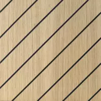 Panel frézovaný Quadro Diagonal dub 40x40 cm MDF