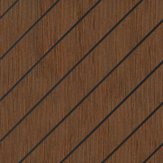 Panel frézovaný Quadro Diagonal wenge 40x40 cm MDF