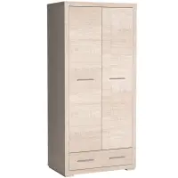 Skriňa Vegas V37 88 cm – santana, dvojdverová, zásuvky