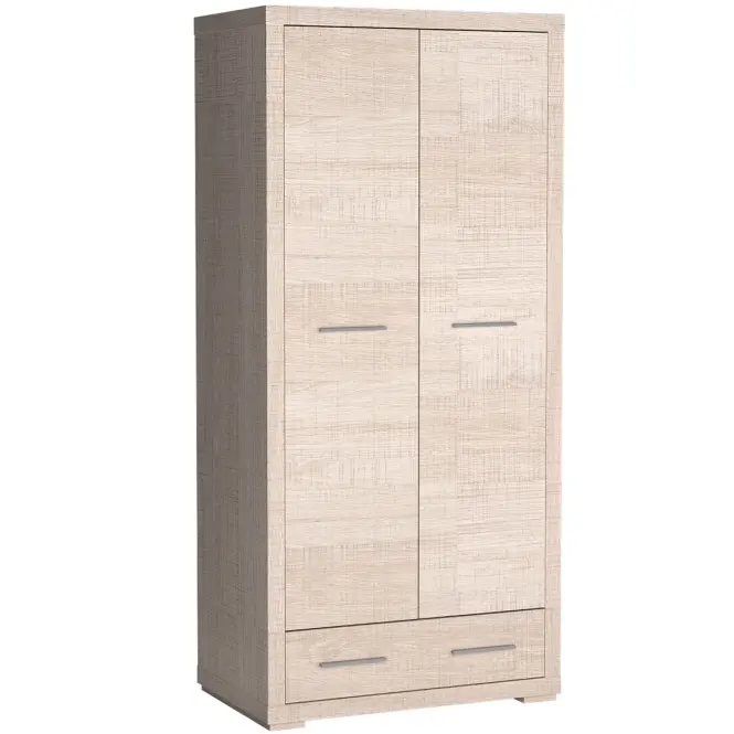 Skriňa Vegas V37 88 cm – santana, dvojdverová, zásuvky