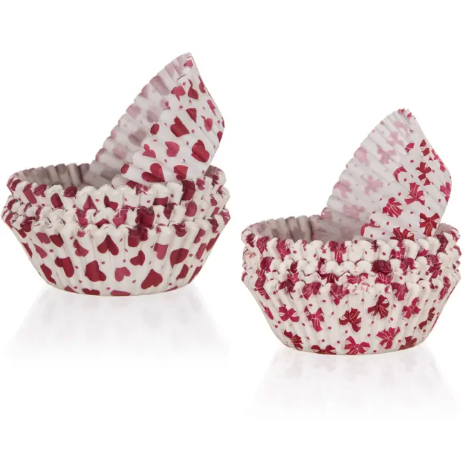 Komplet formičiek Love 8,7cm 100 ks