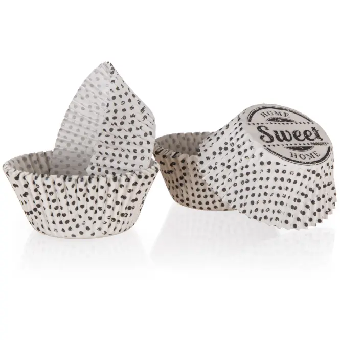 Cukrárske formičky Sweet Home 11,5 cm 60 ks