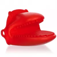 Silikónová chňapka 10,5x8 cm červená