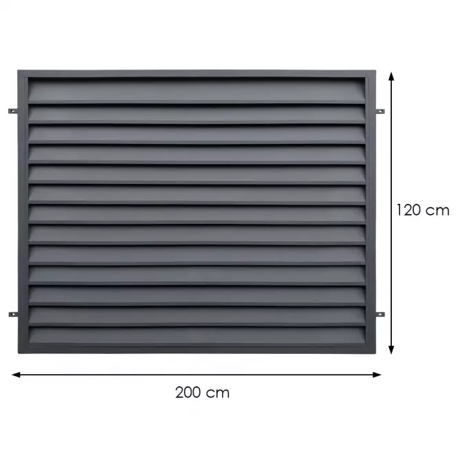Dekoračný panel Vesela 200x120 RAL 7016,2