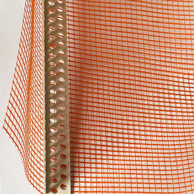 Lišta rohová PVC g115 sieťka 10x10 PROFESIONAL 2,5 m,4