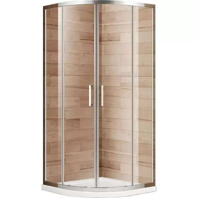 Sprchový kút Virtus 90x90x195 chróm,2