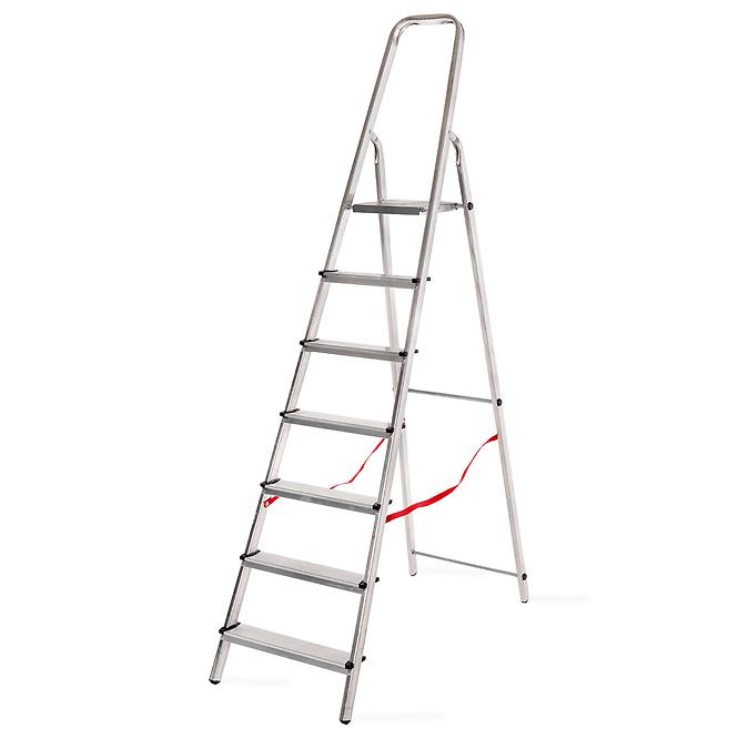 Hliníkový rebrík jednostranný  7-stupňový 150 kg