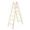 Drevený rebrík dvojstranný 6-stupňový 150 kg,2