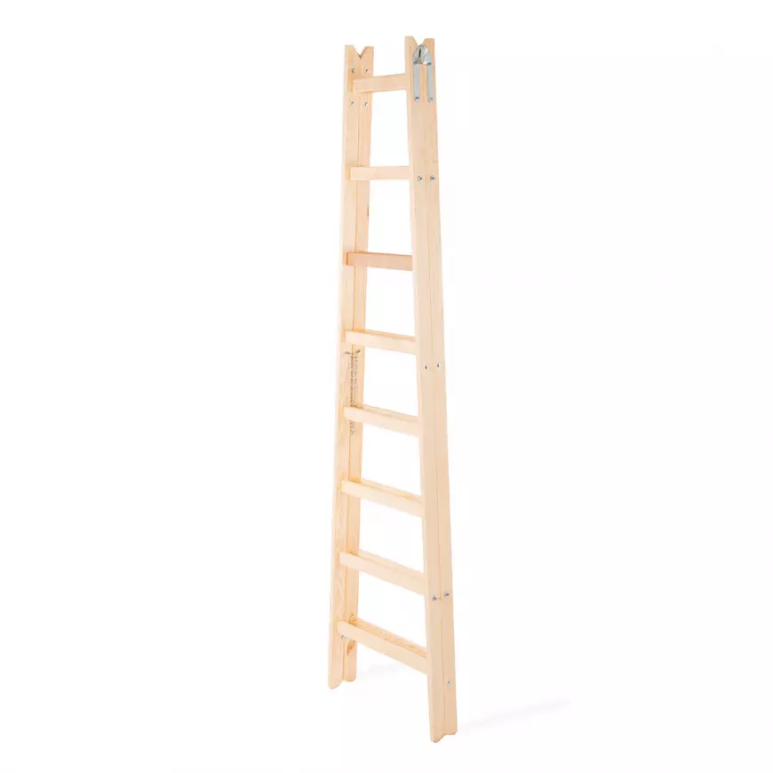 Fotografia produktu: Drevený rebrík dvojstranný 8-stupňový 150 kg