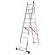 Hliníkový rebrík dvojelementový 10-stupňový 150kg Master line,2