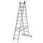 Hliníkový rebrík dvojelementový 11-stupňový 150kg Master line,2