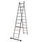 Hliníkový rebrík dvojelementový 11-stupňový 150kg Master line,4