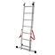 Hliníkový rebrík dvojelementový 7-stupňový 150kg Master line,5