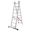Hliníkový rebrík dvojelementový 8-stupňový 150kg Master line,3