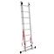 Hliníkový rebrík dvojelementový 8-stupňový 150kg Master line,6