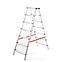 Hliníkový rebrík obojstranný 7 -stupňový 125 kg,2