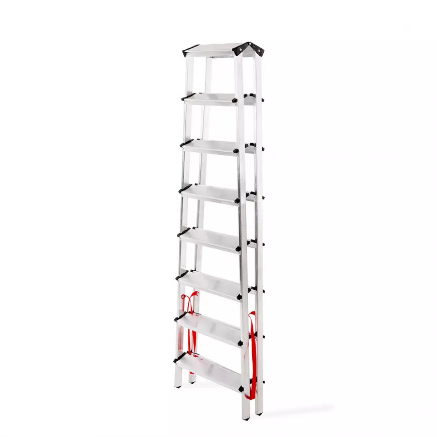 Fotografia produktu: Hliníkový rebrík obojstranný 8 -stupňový 150 kg