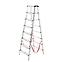 Hliníkový rebrík obojstranný 8 -stupňový 150 kg,3