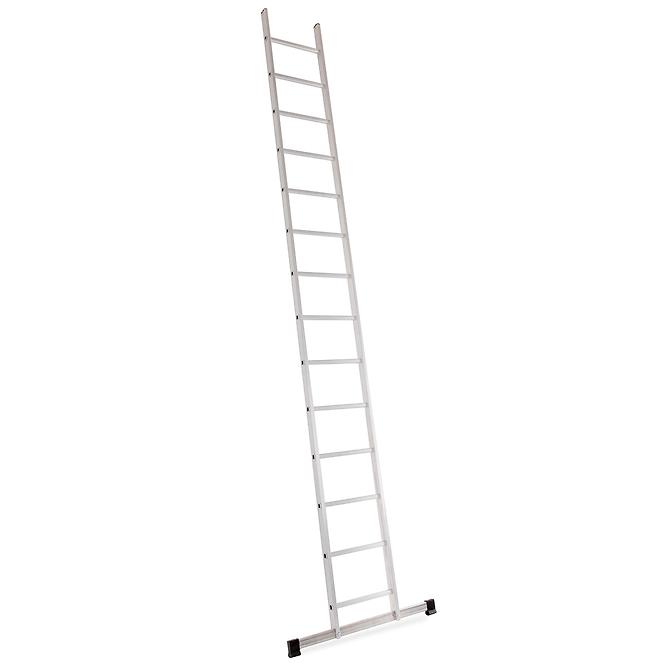Hliníkový rebrík jednoelementový 14-stupňový 150kg